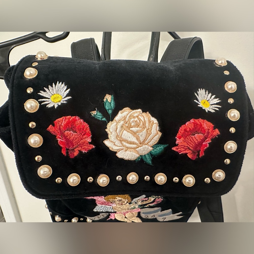 Poppy Lissiman Embroidered Heaven 24/7 Angel Backpack. - Picture 2 of 10